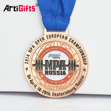 Medalla de recuerdo de Metal Powerlifting con Medalla de Medalla de Metal personalizada